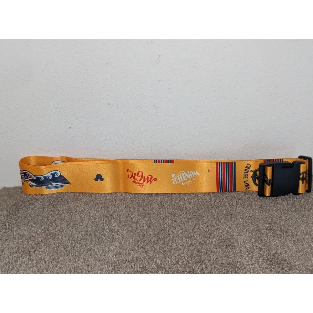 Disney Cruise Line Wish Wonder Fantasy‎ Magic & Dream Adjustable Luggage Strap